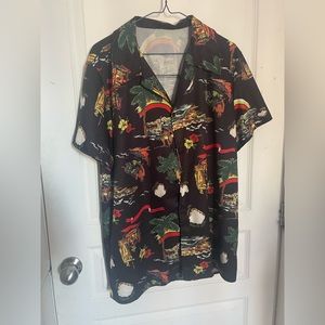 Blouse shirt with buttons